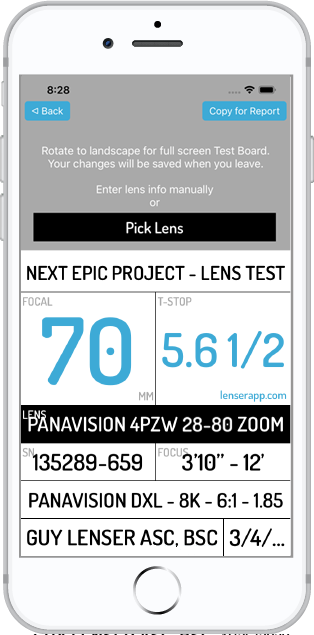 LENSER Screenshot - Lenser Test Board Portrait Mode